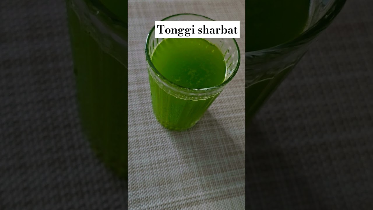 Tonggi Yashil Sharbat | Утренний Зелёный Сок #detox #полезно