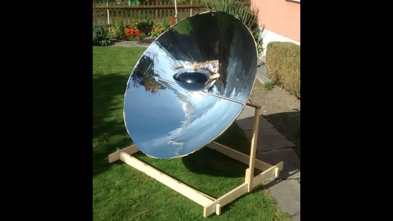 Solarkocher mit Parabolspiegel, Bauanleitung Teil 3