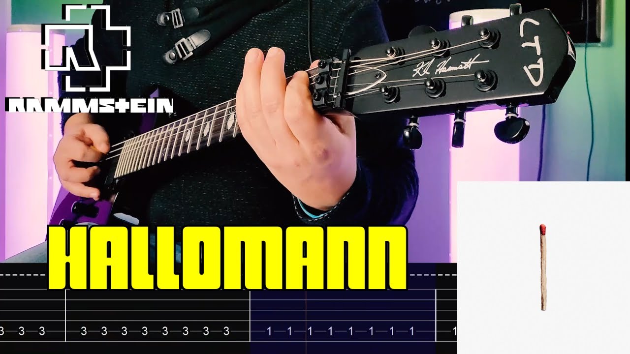Rammstein - Hallomann |Guitar Cover| |Tab|