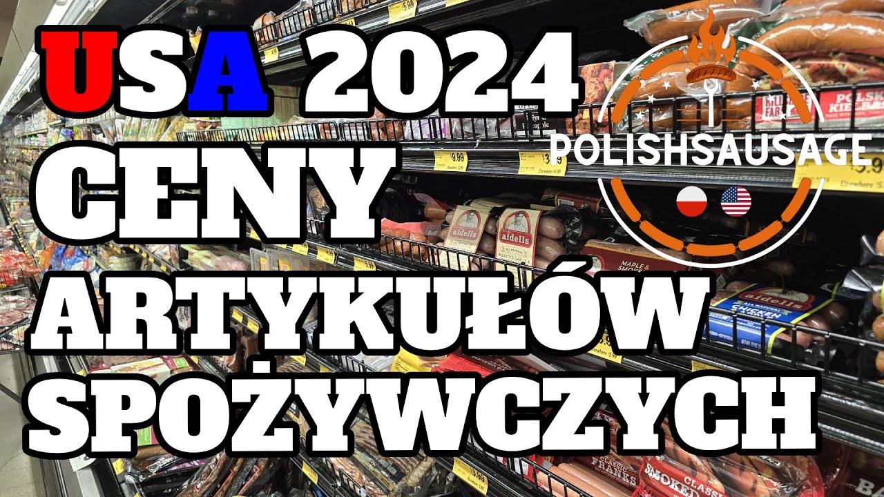 Ceny artykułów spożywczych w USA (2024)