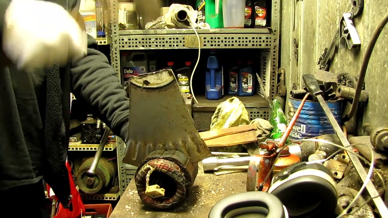 Easy New Method  for Removing Copper Winding's From Motors (DIY) Using Limited Tools