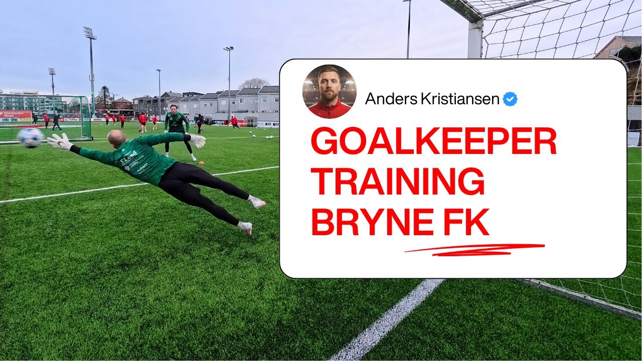 Bryne FK l Goalkeeper Training l Handling, Footwork & Shot Stopping