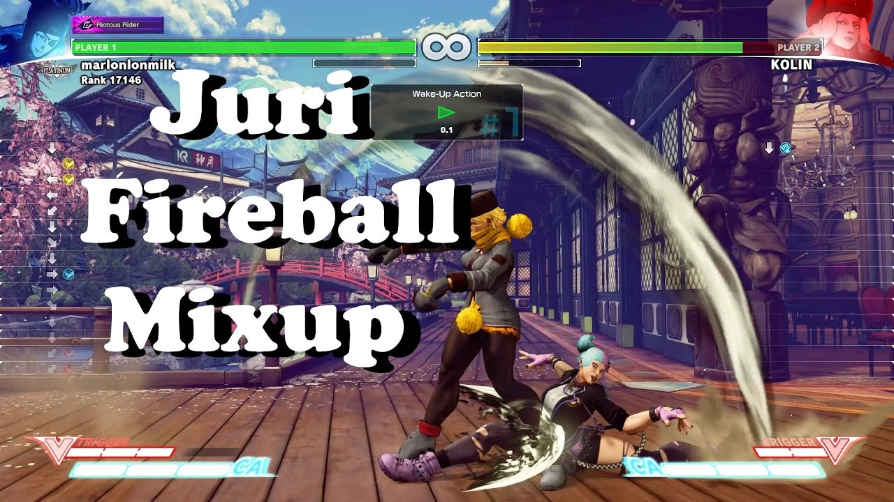 [SFV] Juri Fireball Mixup