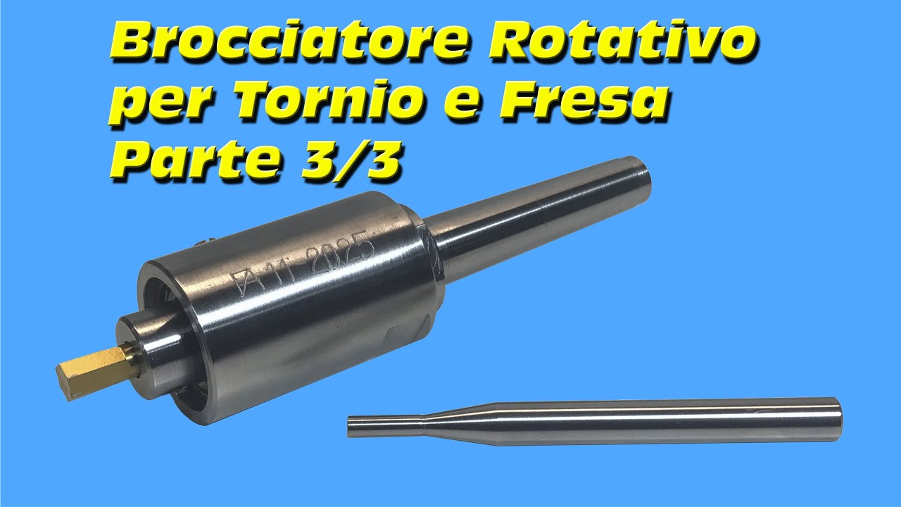 Brocciatore Rotativo Poligonale per Tornio e Fresa Parte 3/3 #276