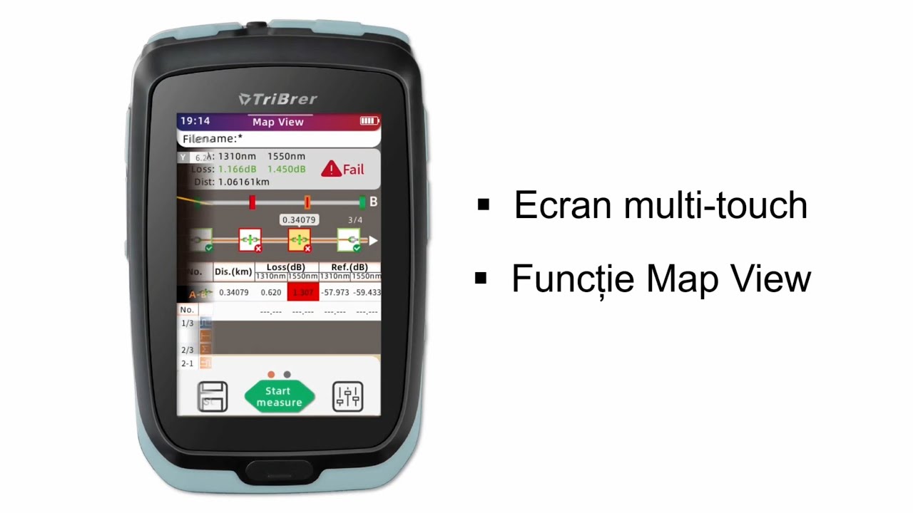 Descopera O3 de la TriBrer. OTDR compact pentru verificari rapide si eficiente pe fibra optica.