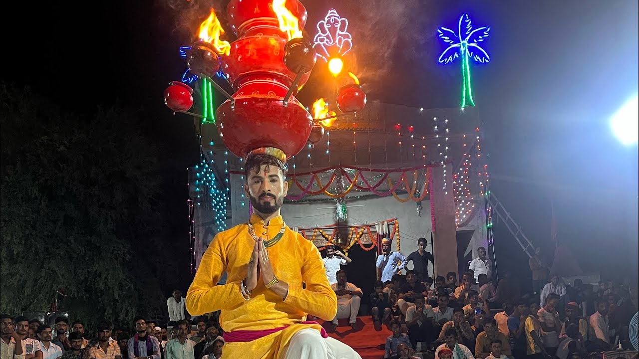 @Ramumarwadi Ramu marwadi ka Bhawai dance Teja gayan Narender mudvadiya