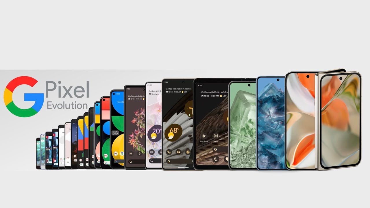 Evolution of Google Pixel