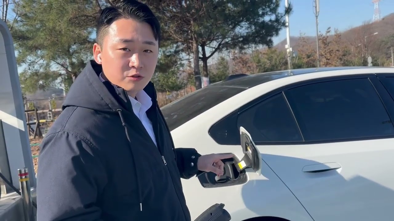 BMW 전기차 휴게소 충전 방법