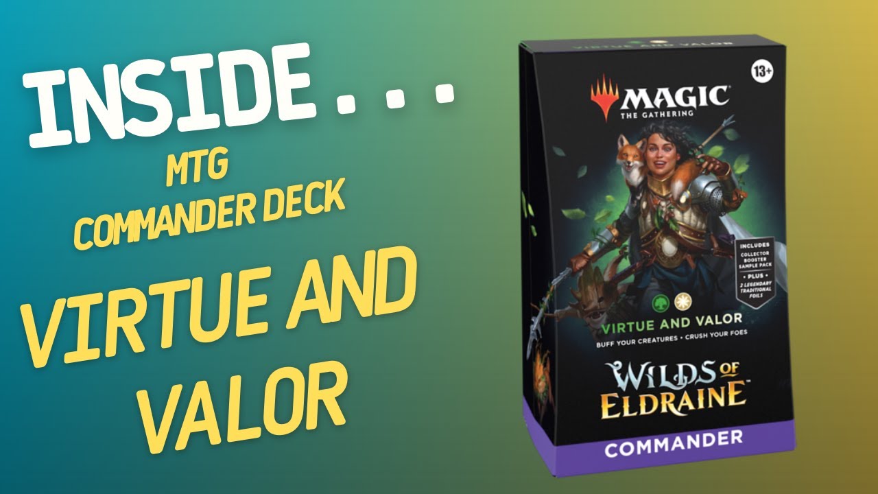 Wilds of Eldraine MTG Commander Deck VIRTUE AND VALOR | Inside with Jo&atilde;o Ricardo Ep322