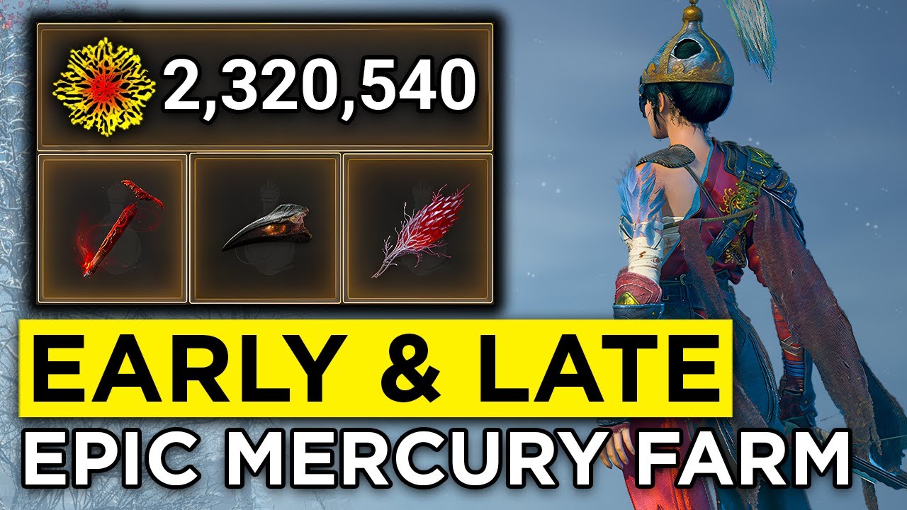 Easy Millions of Mercury 240k per Hour - Best Mercury Farm Guide for Wuchang Fallen Feathers