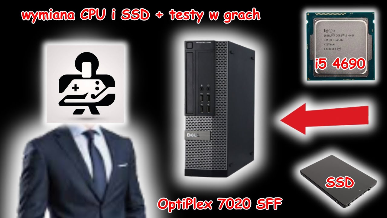 Dell OptiPlex 7020 SFF wymiana CPU, RAM, GPU i SSD/HDD + testy w grach!