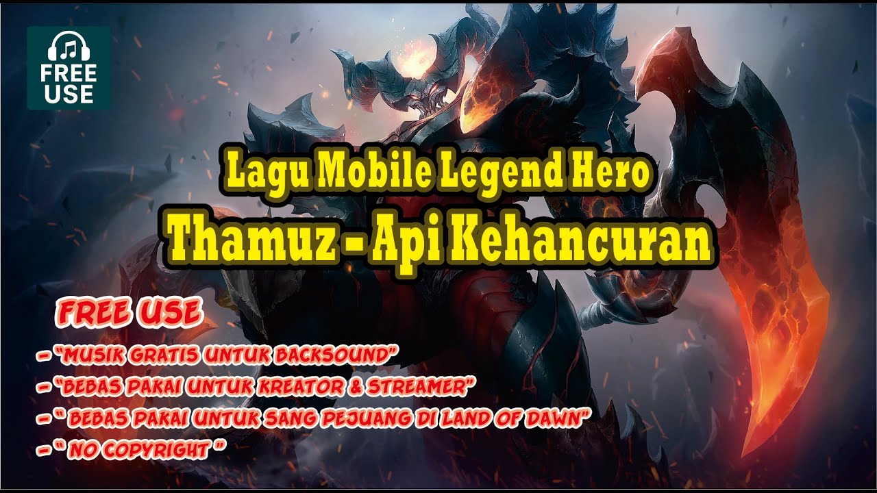Thamuz – Api Kehancuran  | Lagu MLBB  | Character Song Fanmade 🎶🎶
