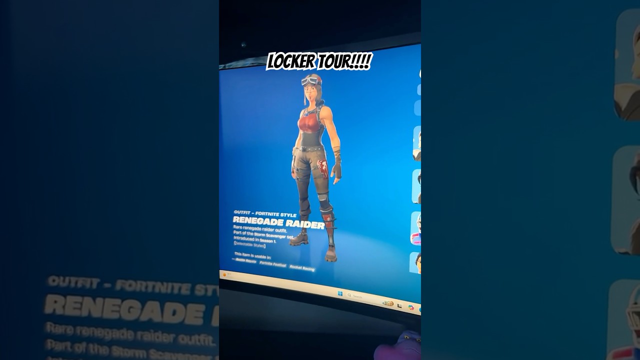Locker tour!!!! #fortnite #fortniteshorts #fypyoutube