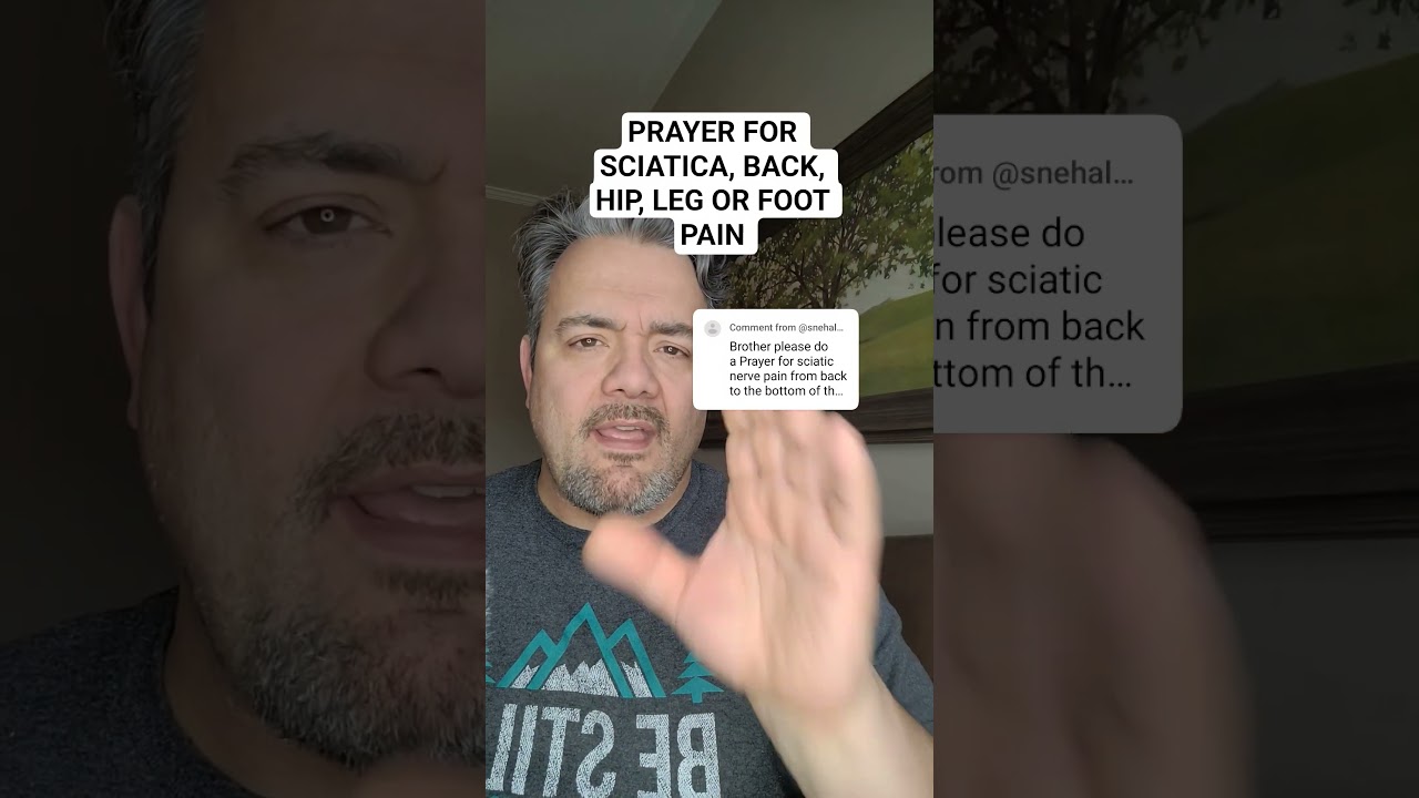 Prayer against sciatic pain #blessing #healing #sciatica scia