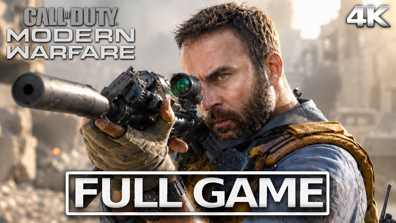 CALL OF DUTY: MODERN WARFARE  Full Gameplay Walkthrough / No Commentary【FULL GAME】4K Ultra HD