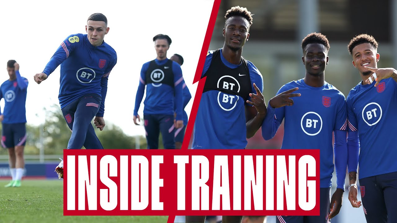 Totti Tammy 🔥, Sharp Shooting & Grealish bags Training Game WINNER! | Inside Training | England