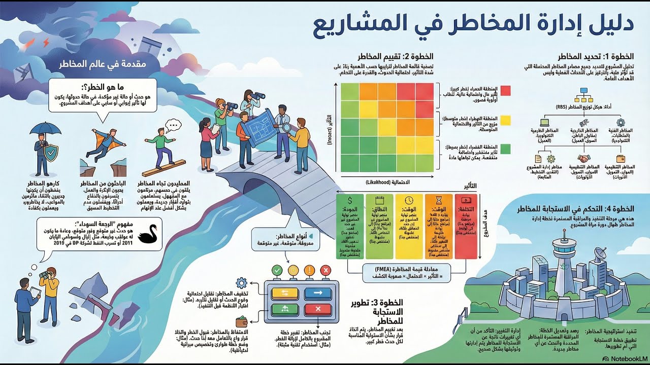 8- إتقان غير المتوقع: إدارة مخاطر المشاريع - Mastering the Unexpected: Project Risk Management