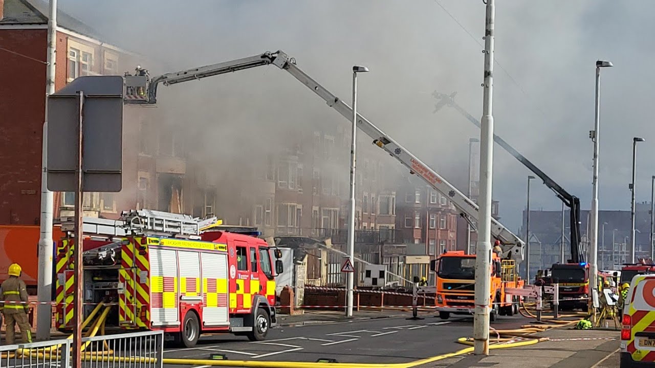 Massive Fire On Blackpool Prom Update