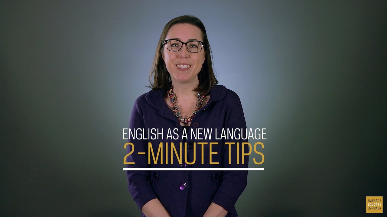 ENL 2-Minute Tips: Sentence Frames