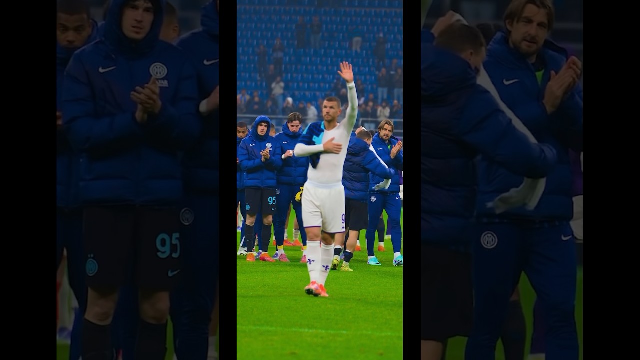 la curva dell INTER saluta DZEKO #interfiorentina3-0 #interfiorentina #dzeko