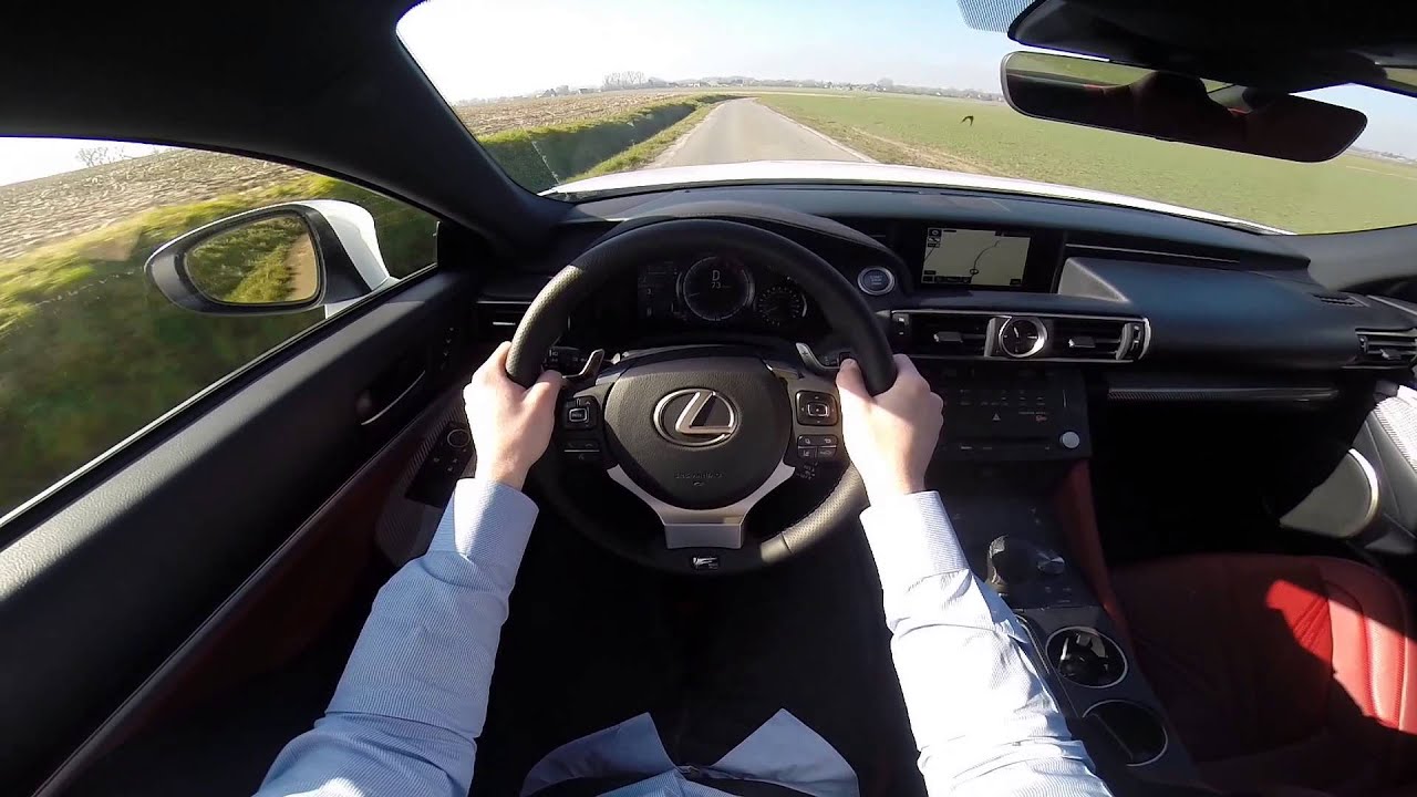 Lexus RC F 477BHP POV test drive GoPro