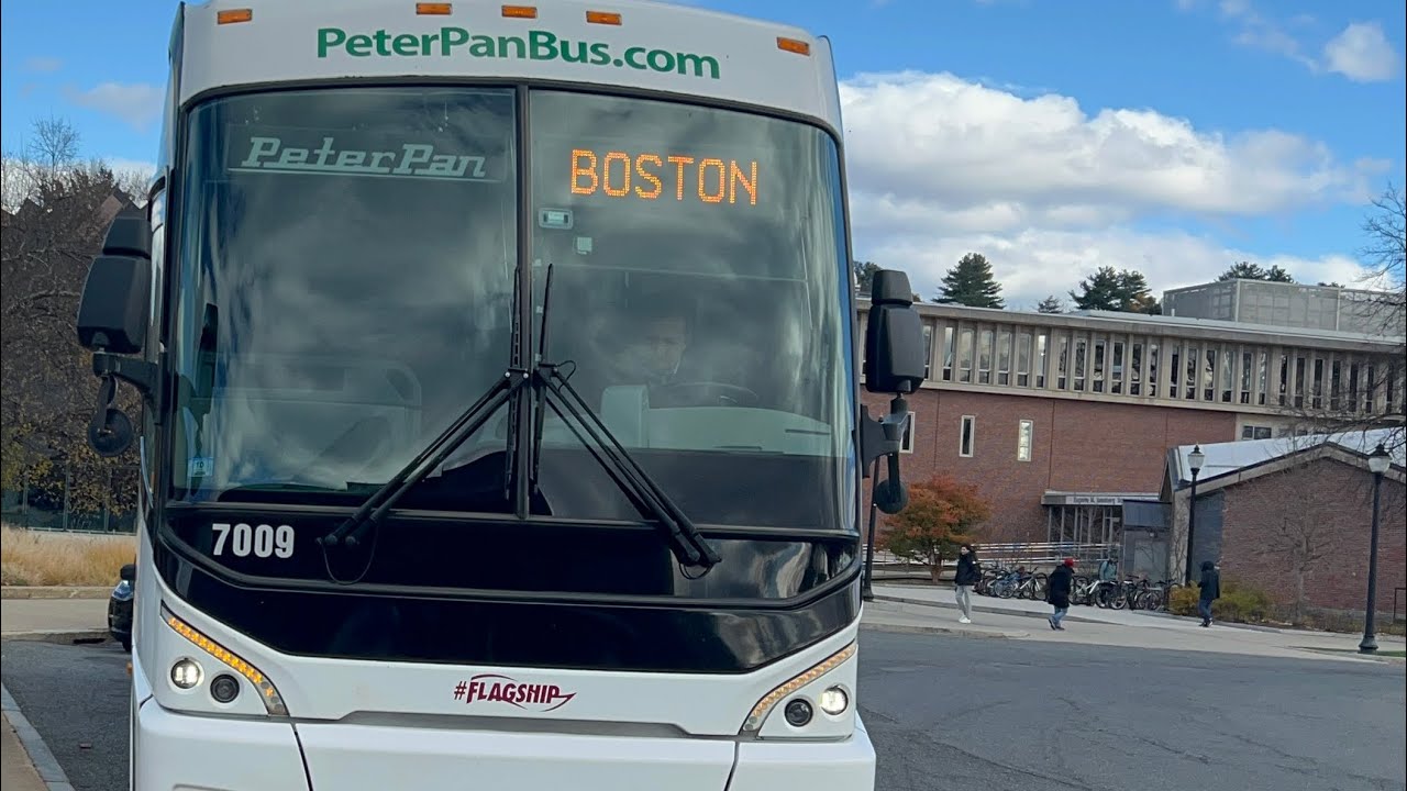 Trip report: Amherst, MA to Boston, MA on Peter Pan bus lines, 