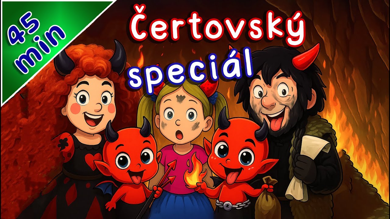 🏆 Čertovský Speciál! 😈 Mikuláš, Čert a Anděl + Pohádky, Písničky a Pekelný Kvíz | Pro děti | Čerti!