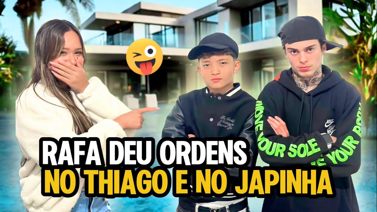 RAFA DEU ORDENS NO THIAGO E NO JAPINHA