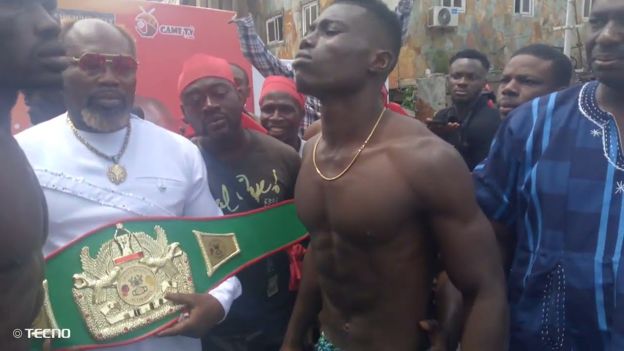 Soldier Boy vs Baubali weigh-in: Ayitey Powers Promotions maiden event featuring Ahorgah vs Akushey