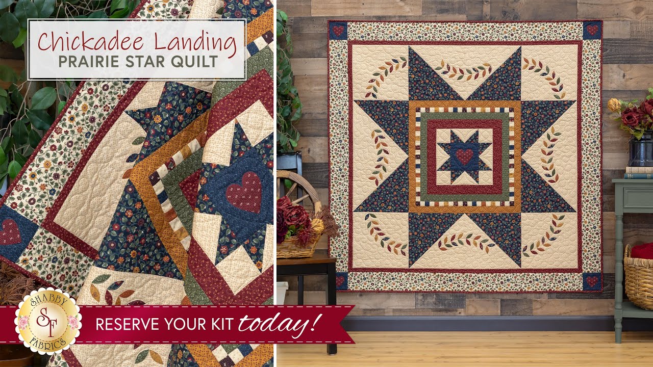 Introducing: Prairie Star Quilt | RESERVE Now at Shabby Fabrics