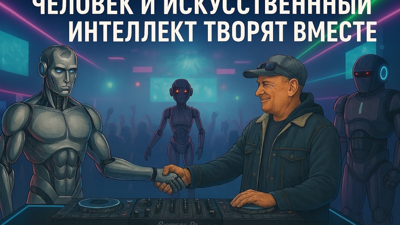 Человек и искусственный интеллект творят вместе #dance #music #europe #usa 
