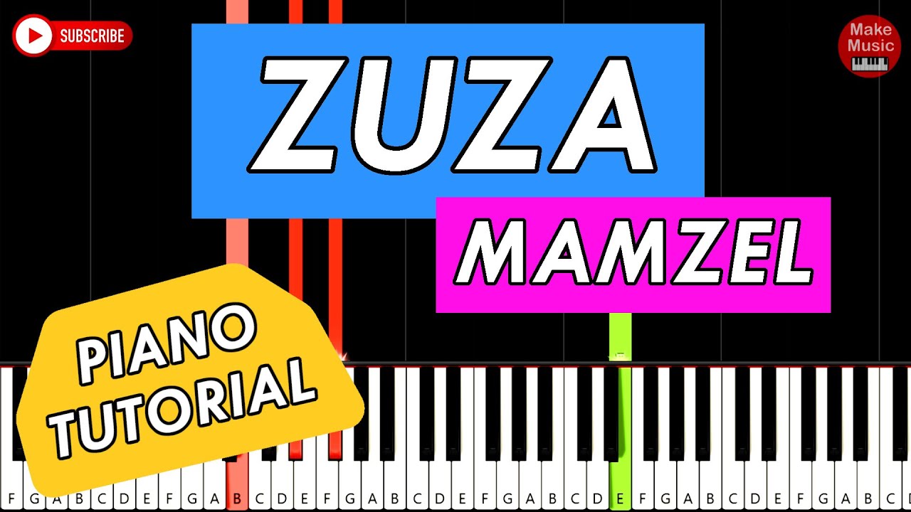 MAMZEL - ZUZA 🎹 Piano Keyboard Tutorial