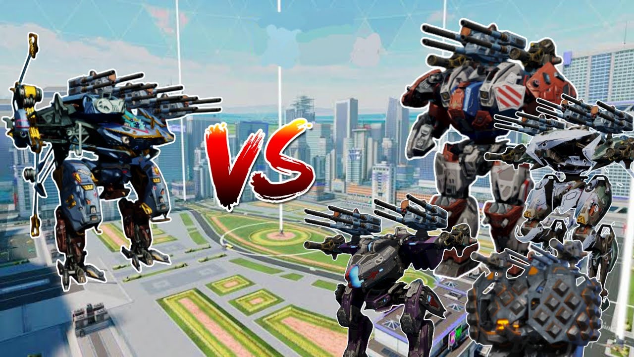 WR🔥 Bersagliere VS All Titan Weapon Comparison |WAR ROBOTS|