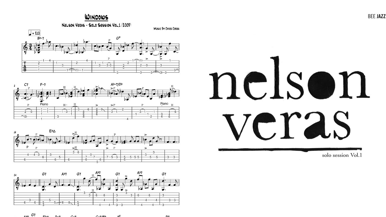Nelson Veras - Windows (Transcription)