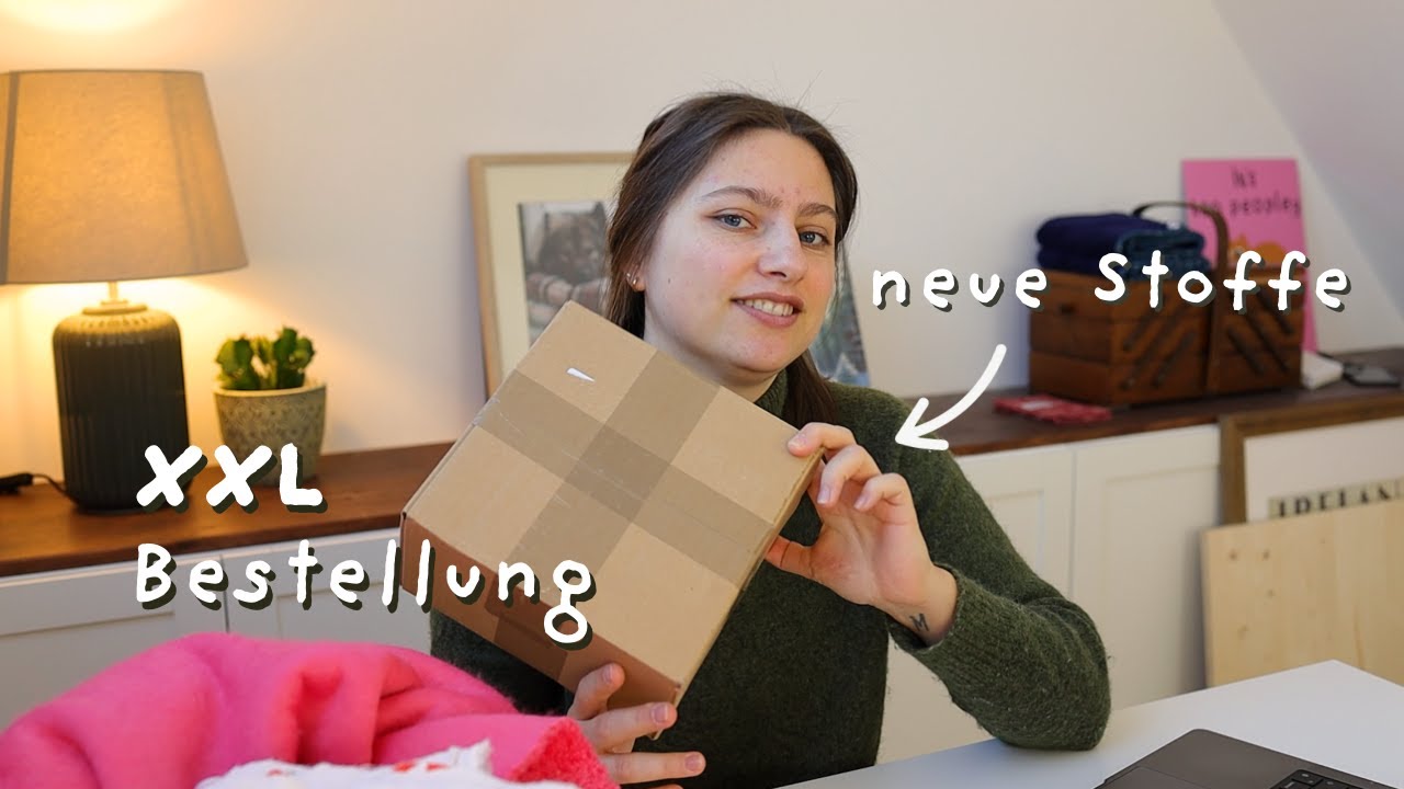Small Business Vlog ✿ EÜR, Apfeltraum Halstücher & Decken nähen, Vorbereitungen Valentinstag