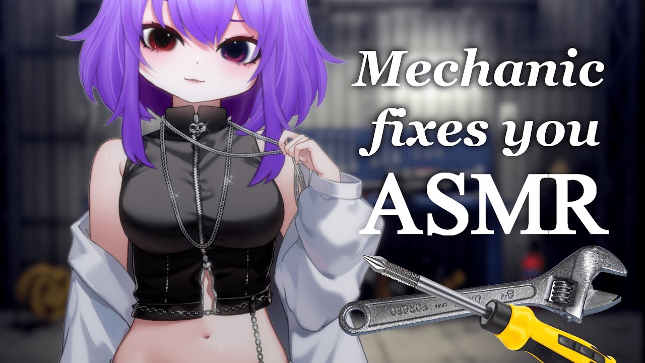 POV Sassy mechanic girl fixes you! (You are a robot) ♡ ASMR RP