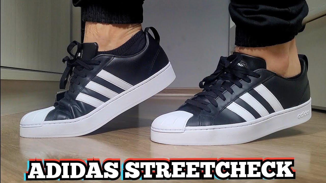 Review Tênis Adidas Streetcheck Preto Com Branco | Comprado Na Netshoes | Demonstração No Pé