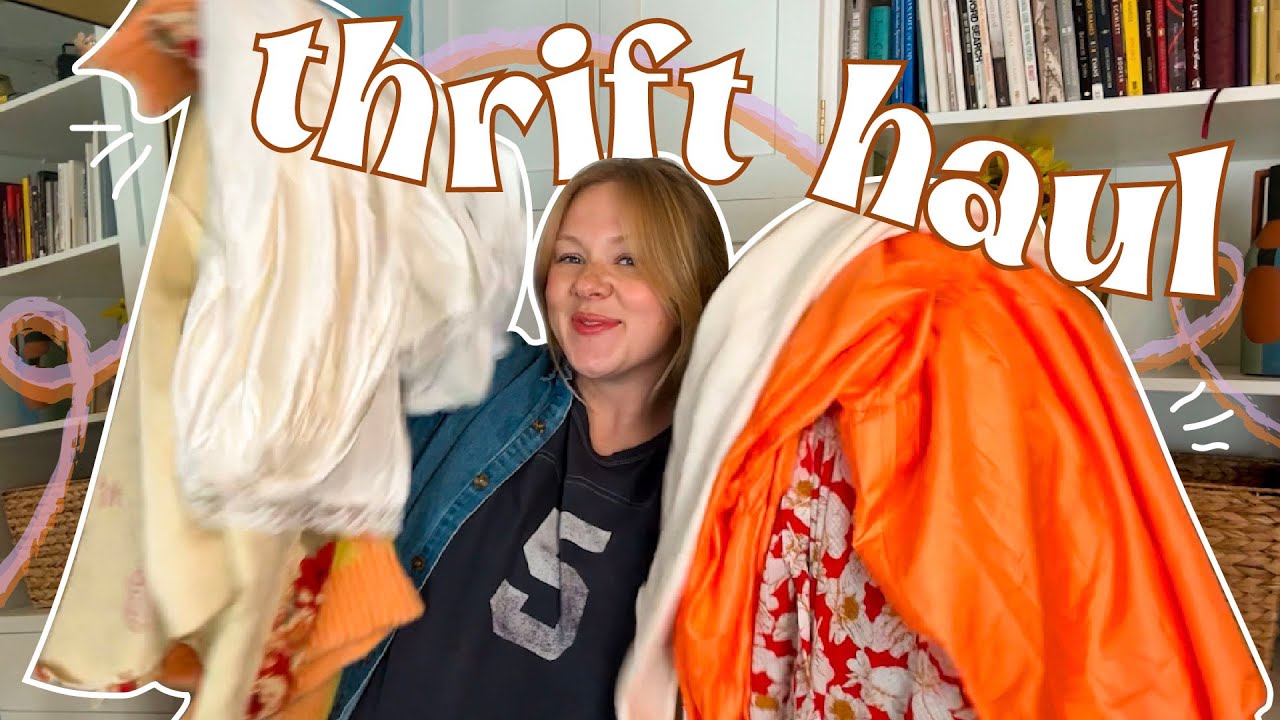 FALL THRIFT HAUL TRY ON | trying on 20 thrifted dresses, tops, & fall pieces | WELL-LOVED