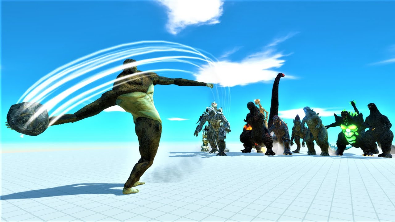 Beast Titan vs the godzillas Animal Revolt Battle Simulator