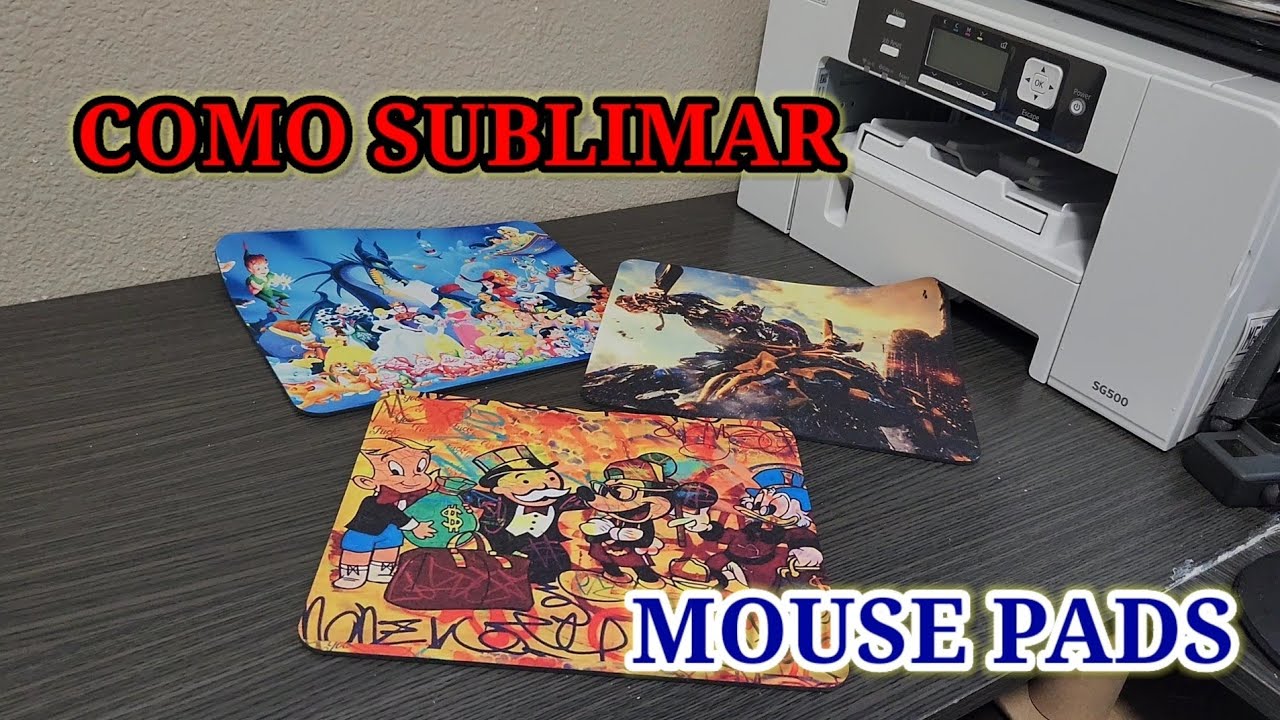 Tutorial; Como Sublimar Mouse Pads paso a paso, Sublimacion de Alfonbrilla, Silhouette Studio