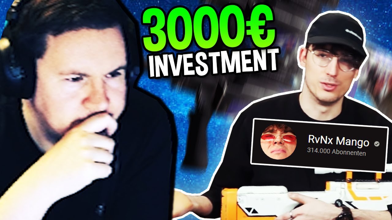 biBa REAGIERT auf RvNx Mango 3000€ CS:GO SKIN INVESTMENT! 🤔 | biBdo REACTION!