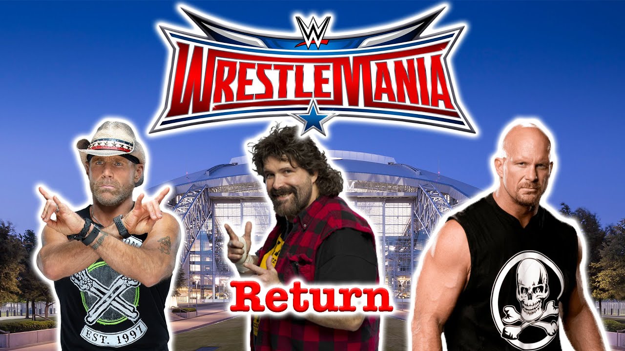 WrestleMania 32 - Shawn Michaels, Mick Foley, & 
