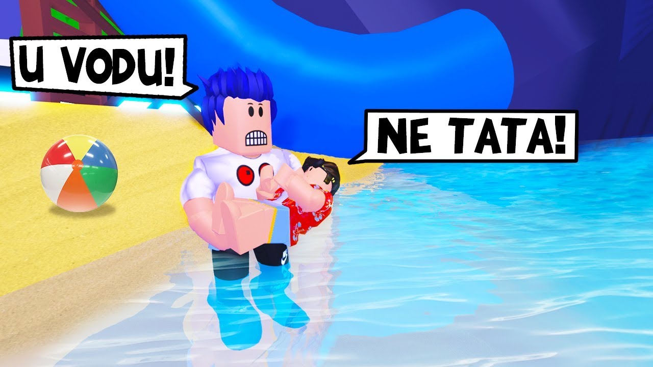 ODVEO SAM SINA NA BAZEN - Roblox Porodične Avanture #1