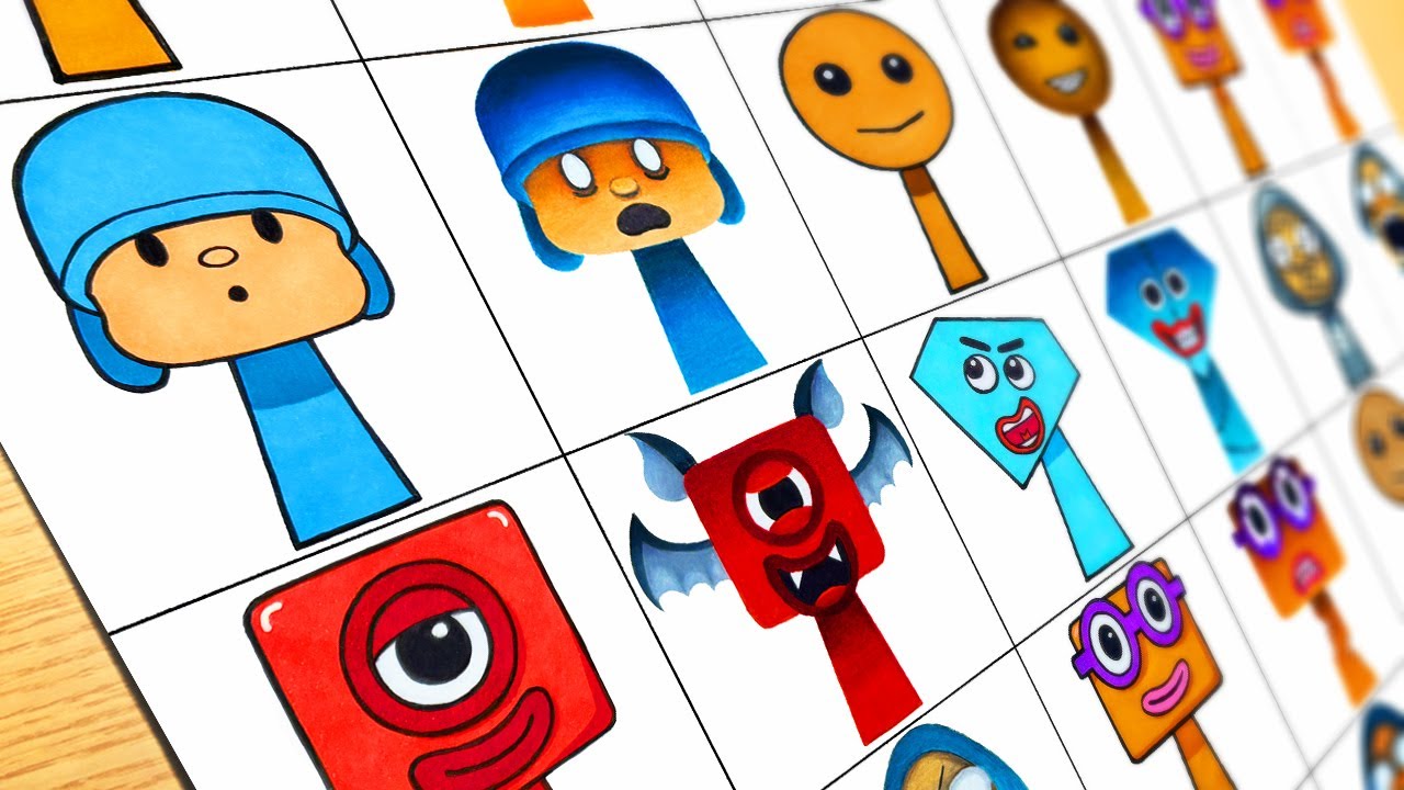 Рисунок Incredibox Sprunki OC: Happy VS Horror [Все персонажи] НОВЫЙ Sprunki OC Фаза #12