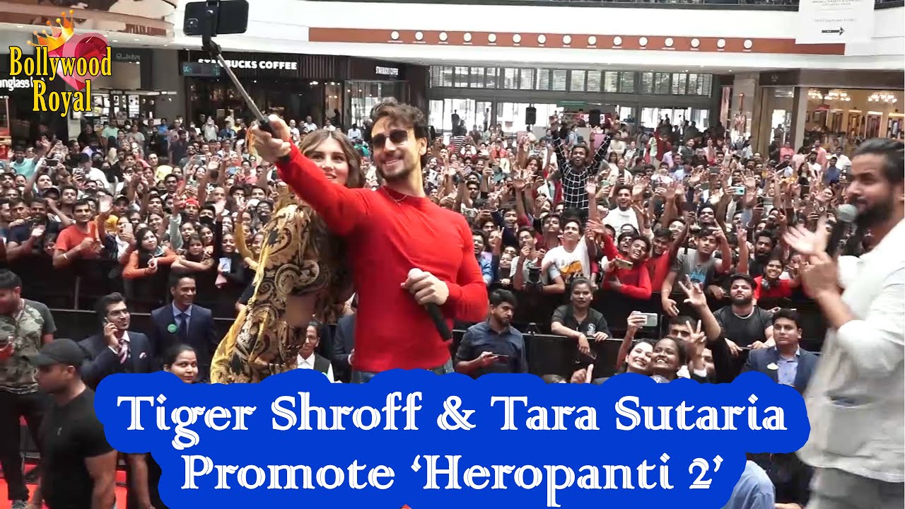 Tiger Shroff & Tara Sutaria Promote The Film ‘Heropanti 2’ At Cinepolis Seawoods, Grand Central Mall