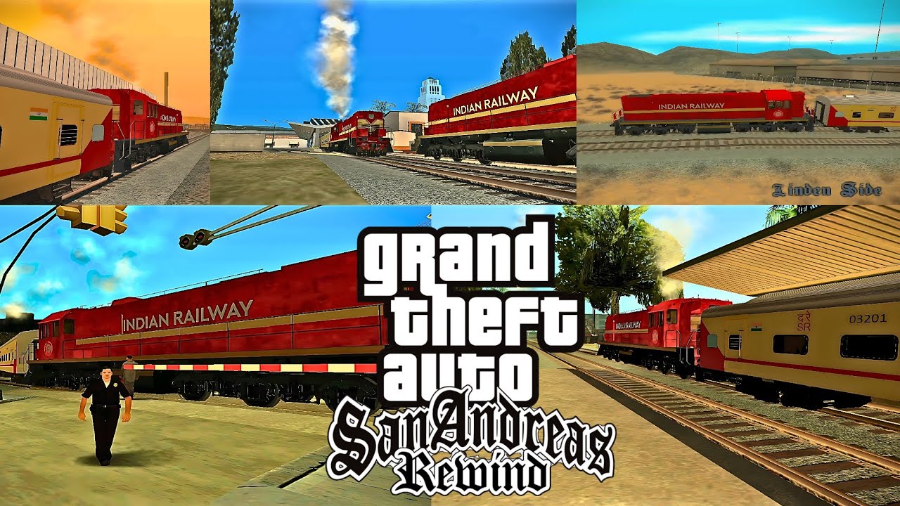 🚂💨 Choo Choo! The Iconic WDM-3A Diesel Locomotive Arrives in GTA San Andreas 💨🚂 | TheThinkWell
