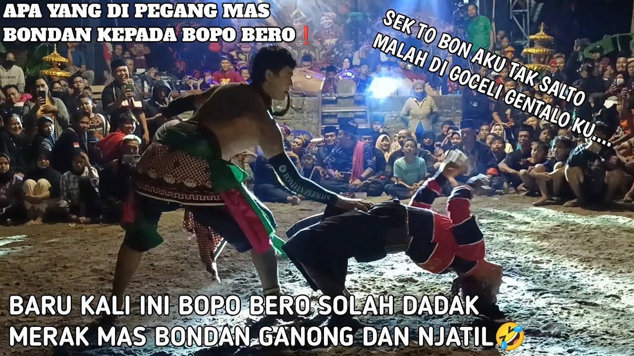 Spesial❗Mas Bondan Salto Bopo Bero Solah Dadak Merak Dan Tari BujangGanong Jaranan Nogo Pertolo
