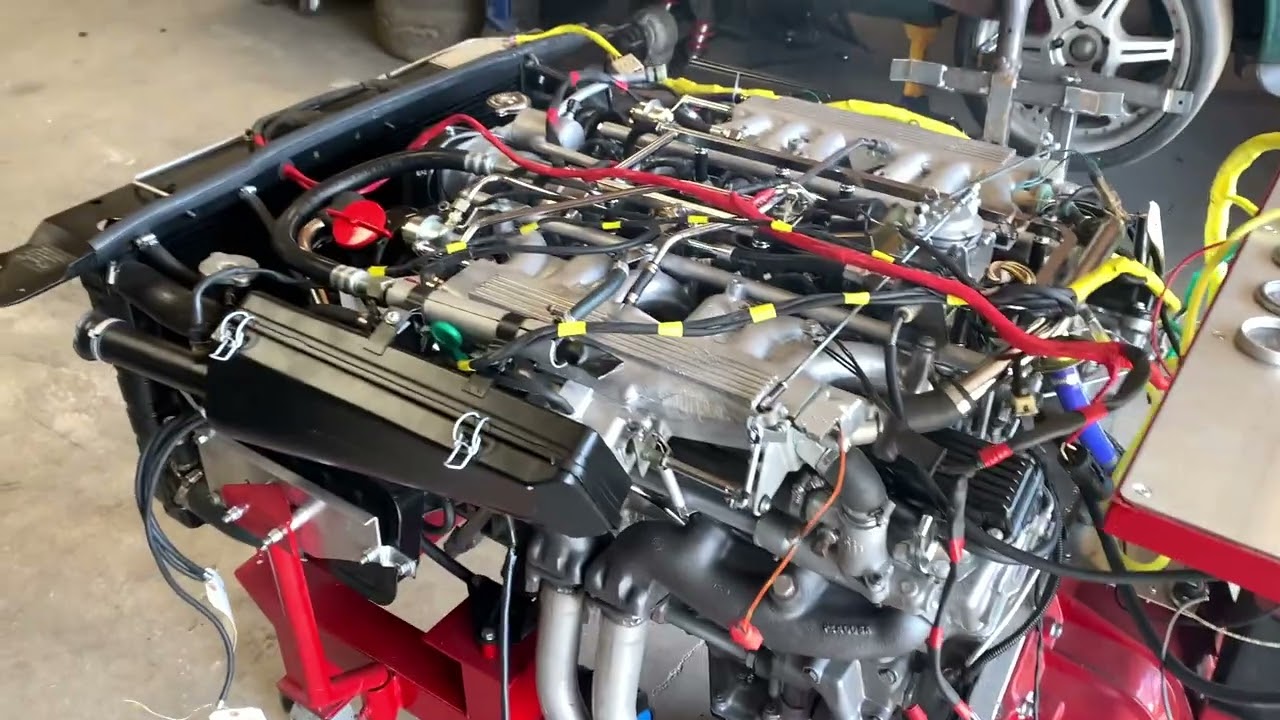 CCC Short: Jaguar V12 Restoration Running On The Test Stand