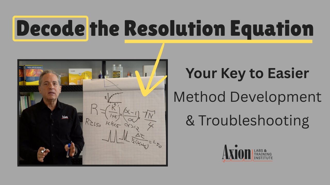 Understanding The Master Resolution Equation In Chromatography