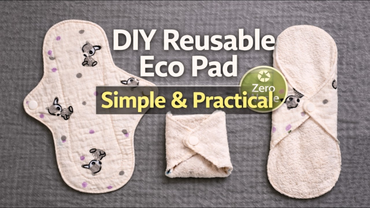 DIY Reusable Eco Pad🌿 | Simple and Practical